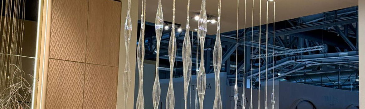 Melogranoblu на iSaloni 2026 — стекло и свет как искусство